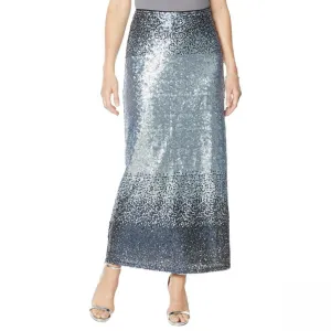 Heidi Daus Women's Plus Size Distinctive Glamour Sequin Maxi Skirt