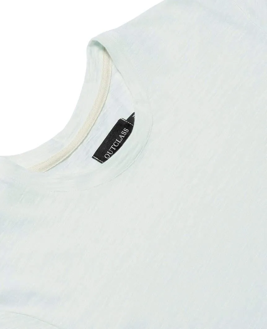 Iceberg Blue Slub S/S T-Shirt