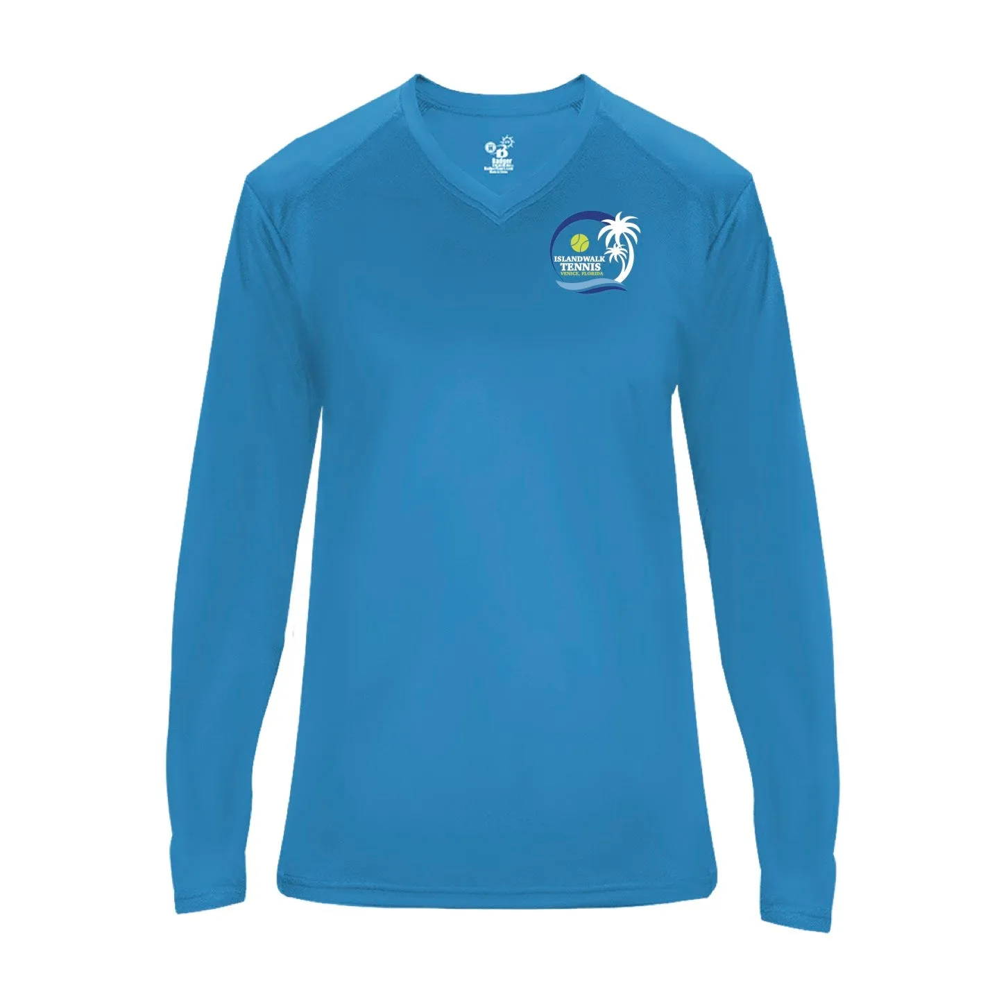 Islandwalk Tennis Ladies Performance Long SleeveT-Shirt - Small Front Chest Logo