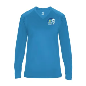 Islandwalk Tennis Ladies Performance Long SleeveT-Shirt - Small Front Chest Logo