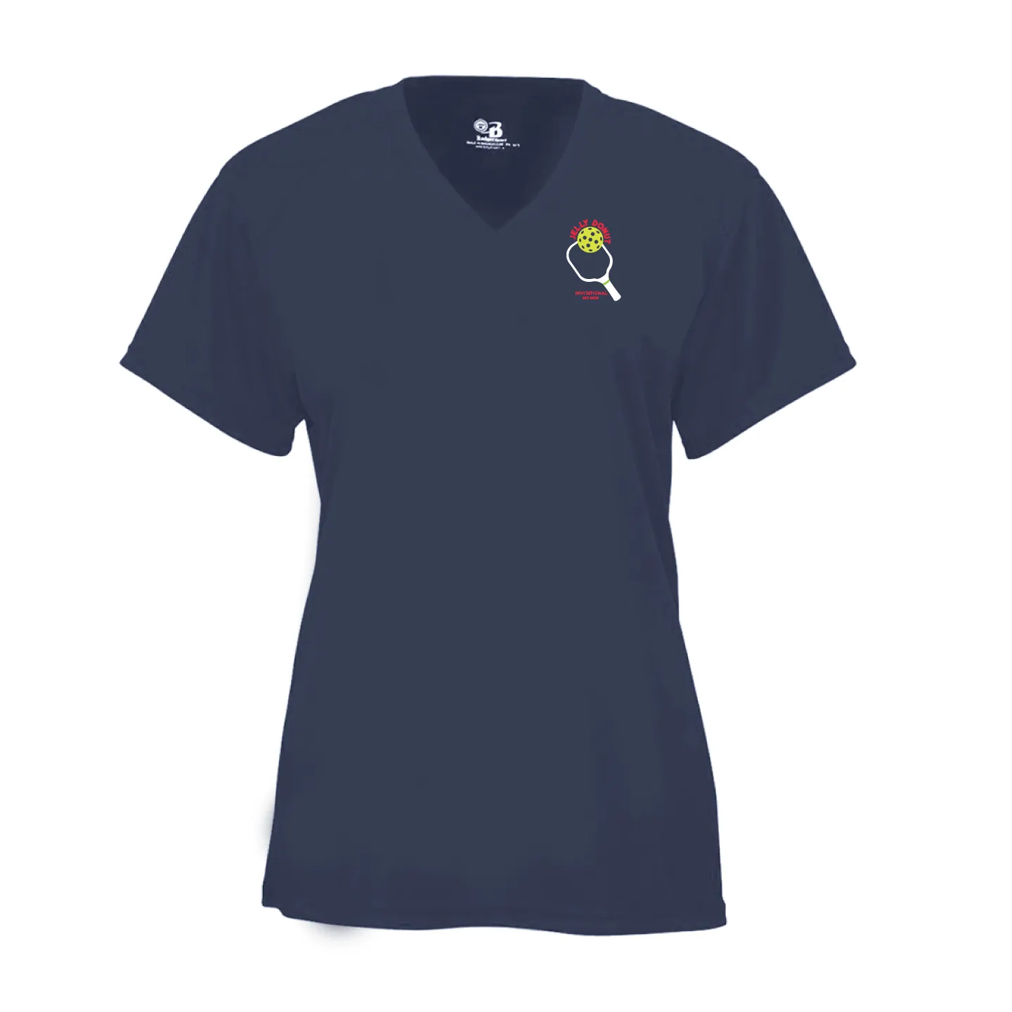 Jelly Donut Pickleball Ladies Performance Short Sleeve T-Shirt ** Paddle logo **