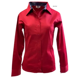 Ladies RHC Concealed Zipper w/Button Placket Western Show Shirt