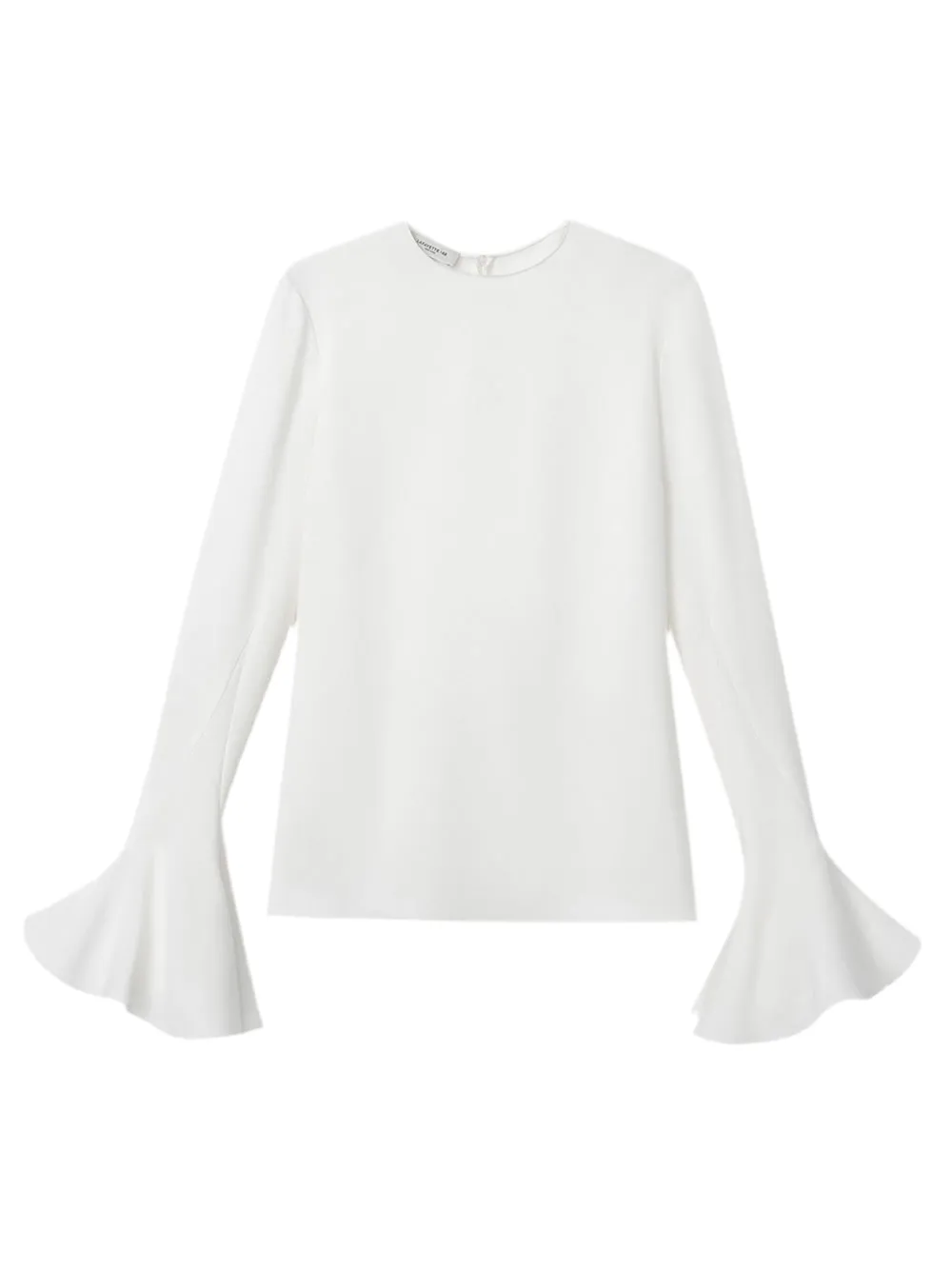 Lafayette 148 Godet Sleeve Blouse in Cloud