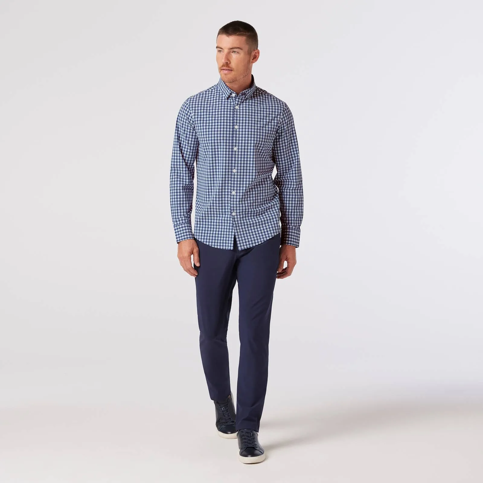 Leeward No Tuck Dress Shirt - Coastal Fjord Todos Plaid