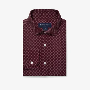 Leeward No Tuck Dress Shirt - Wine