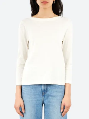 Lia Garment Dyed Boat Neck Tee