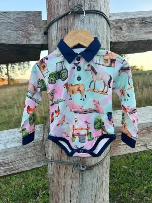 Little Ringers Romper Farmyard