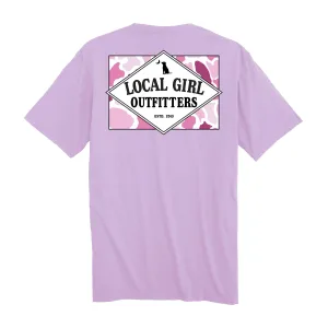 Local Girl Women's Founder's Flag Pink LCF SS Tee