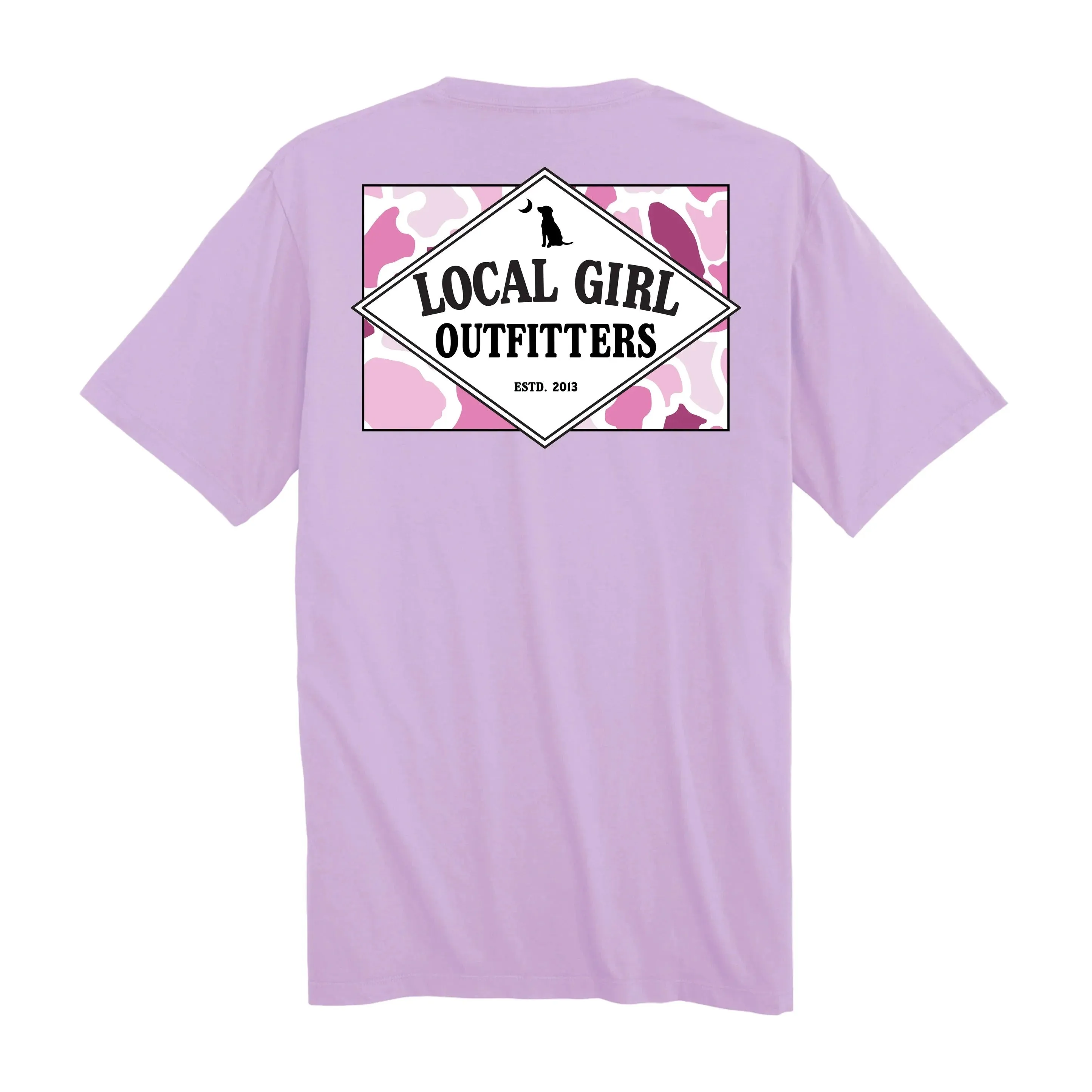 Local Girl Women's Founder's Flag Pink LCF SS Tee