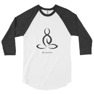 Lotus Posture 3/4 sleeve raglan shirt