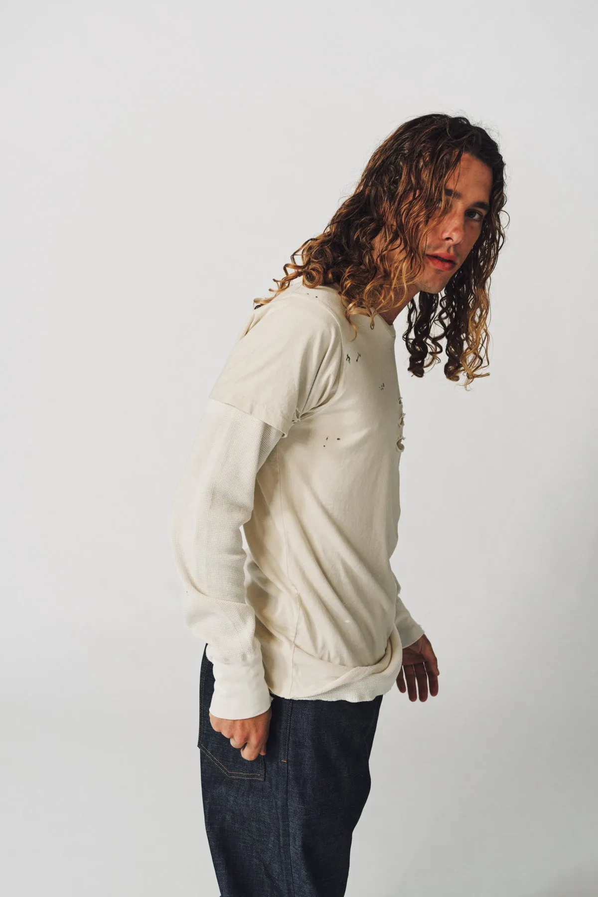 MAISON MARGIELA | LAYERED LONG SLEEVE T-SHIRT