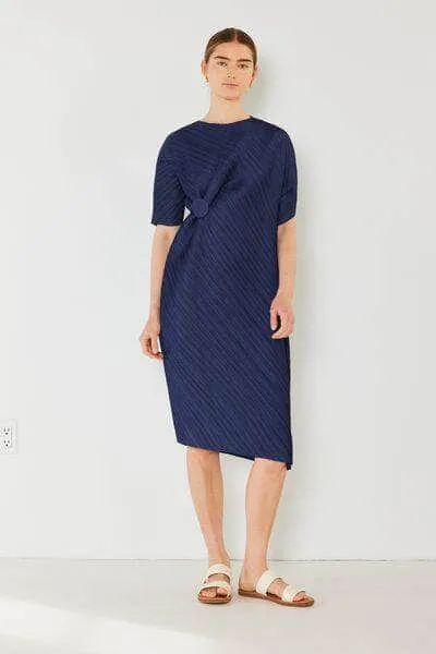 Marina West Swim Pleated Dolman Sleeve Dress