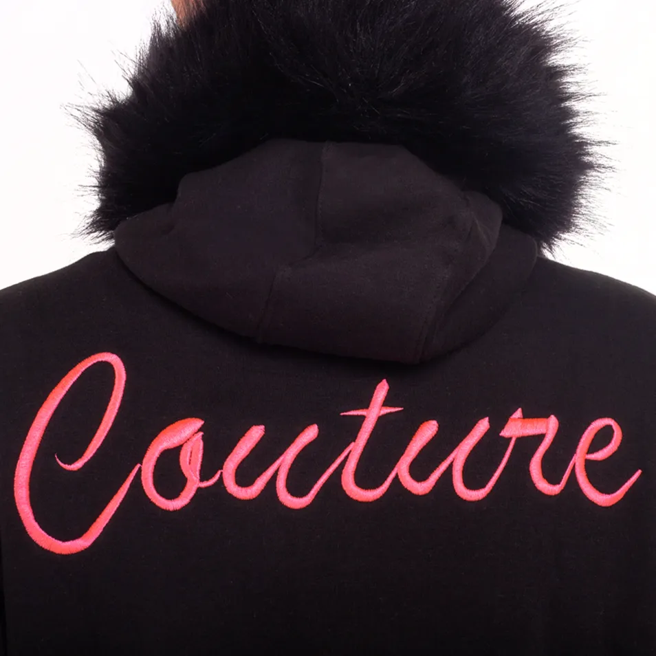 MDB Clearance Women's M-Star Fur Hooded Fleece Sweatsuit