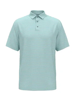 Men's Heather Feeder Stripe Golf Polo