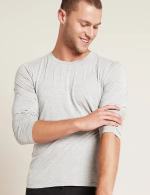 Men's Long Sleeve Crew Neck T-Shirt - Light Marl