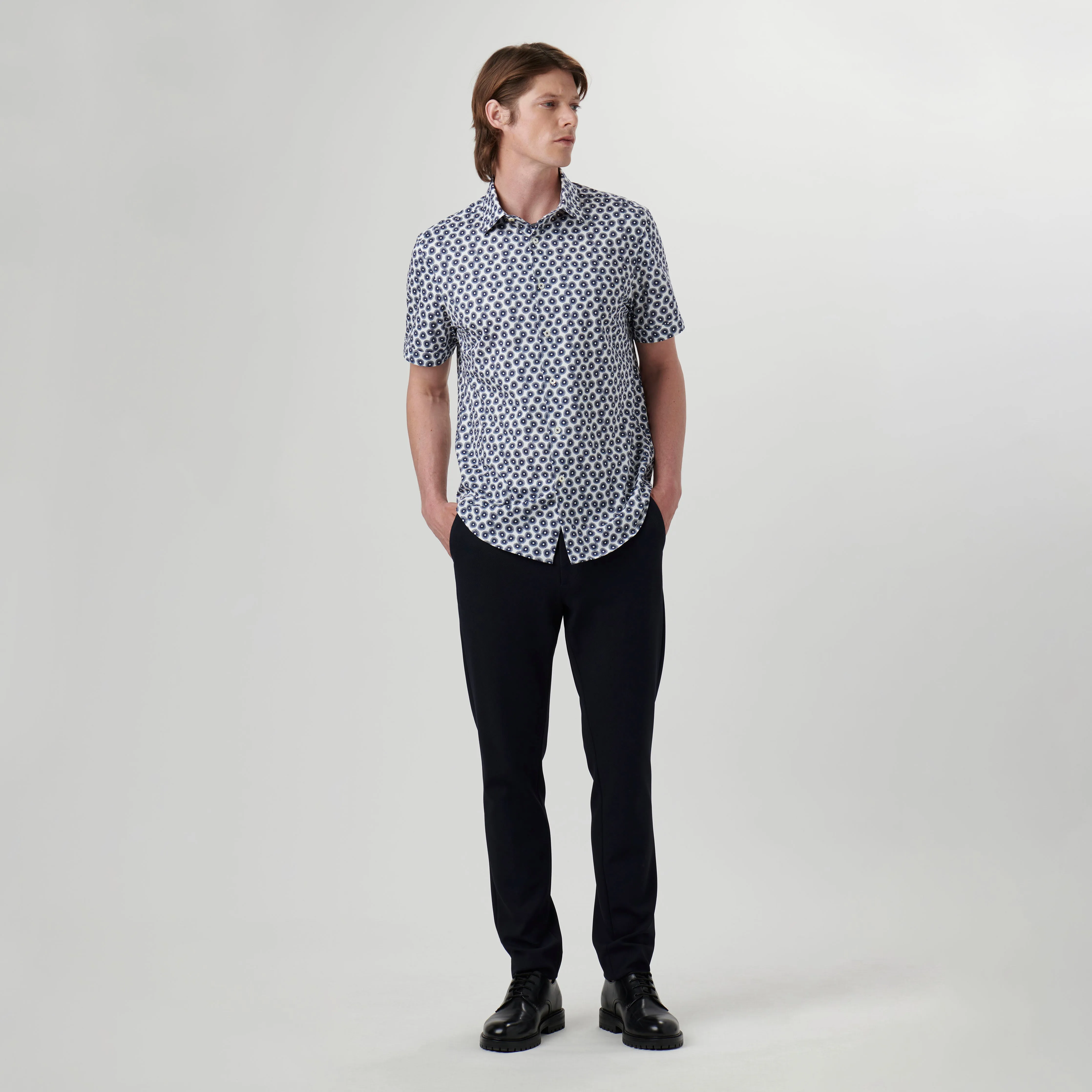 Miles Abstract OoohCotton Short Sleeve Shirt