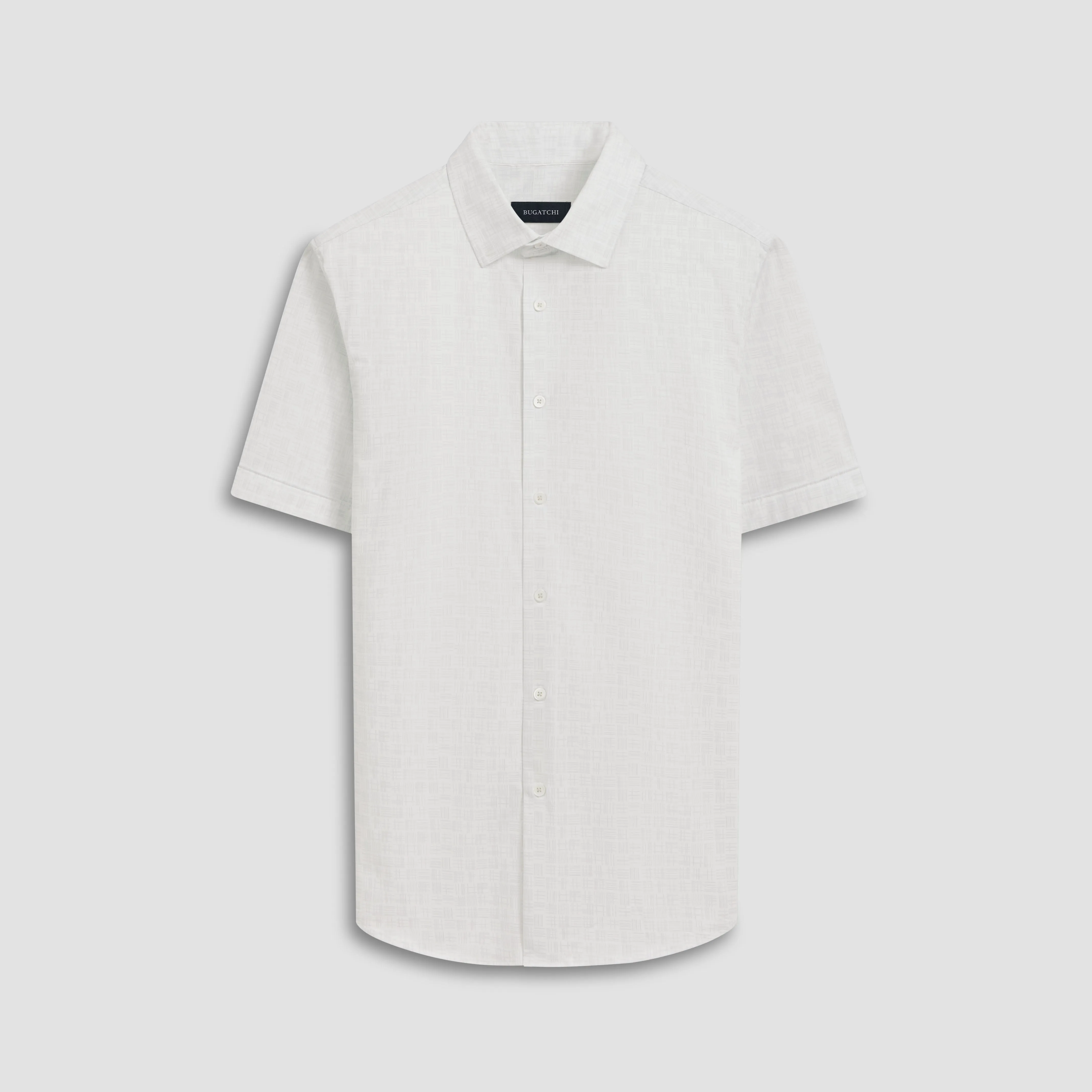 Miles Asymmetric Check OoohCotton Short Sleeve Shirt