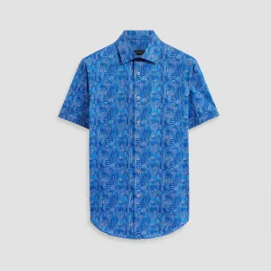 Miles Asymmetric Check OoohCotton Short Sleeve Shirt