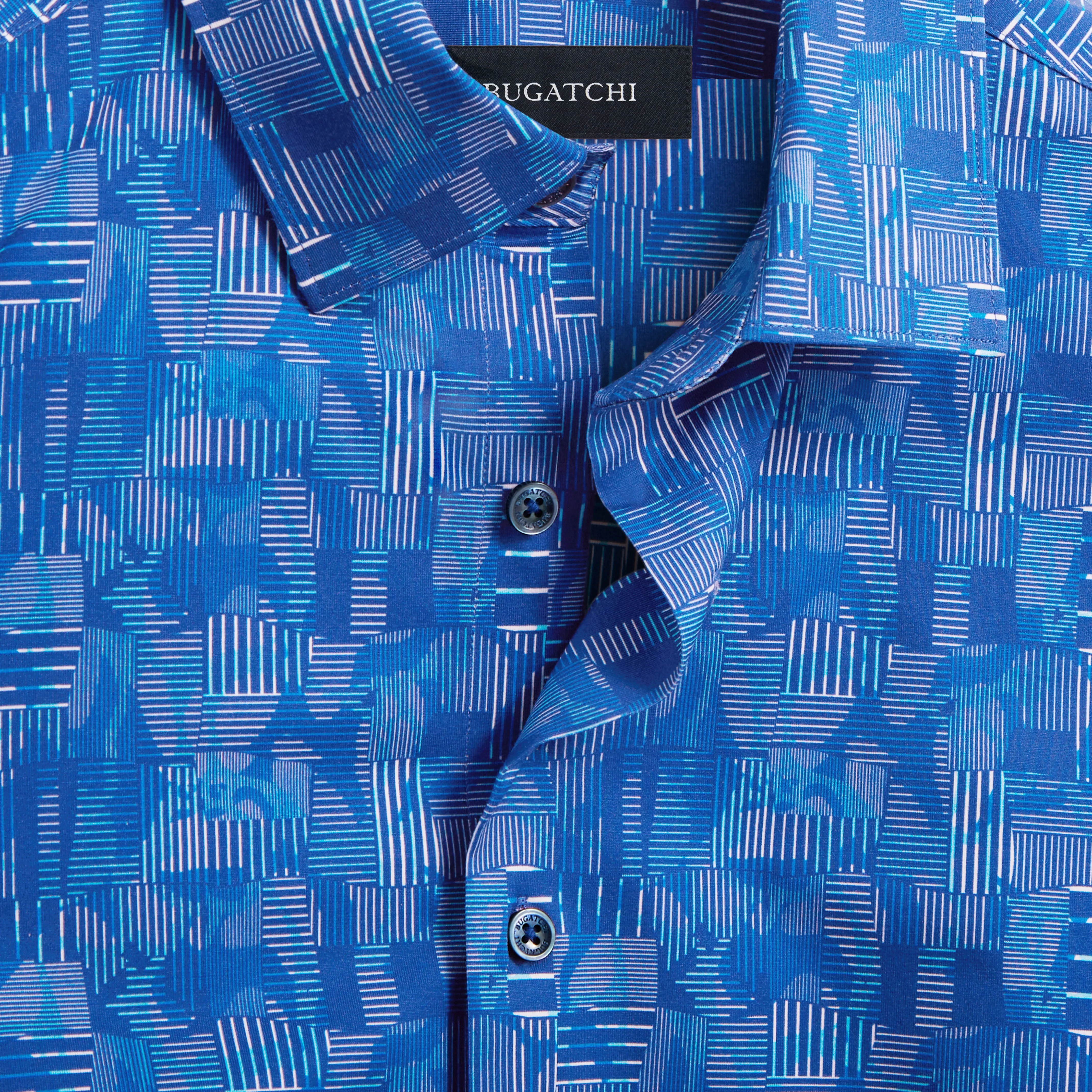 Miles Asymmetric Check OoohCotton Short Sleeve Shirt