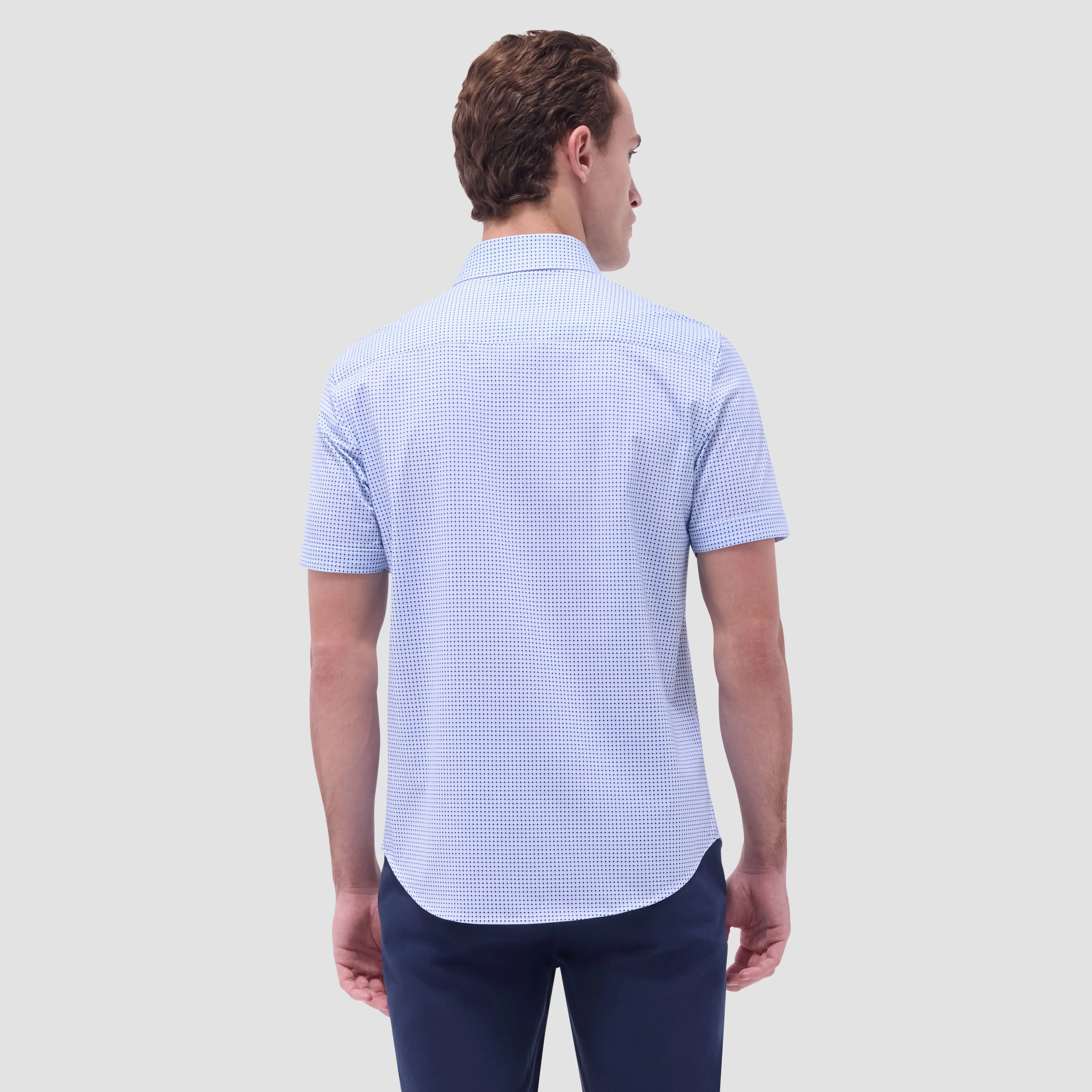 Miles Geometric OoohCotton Short -Sleeve Shirt