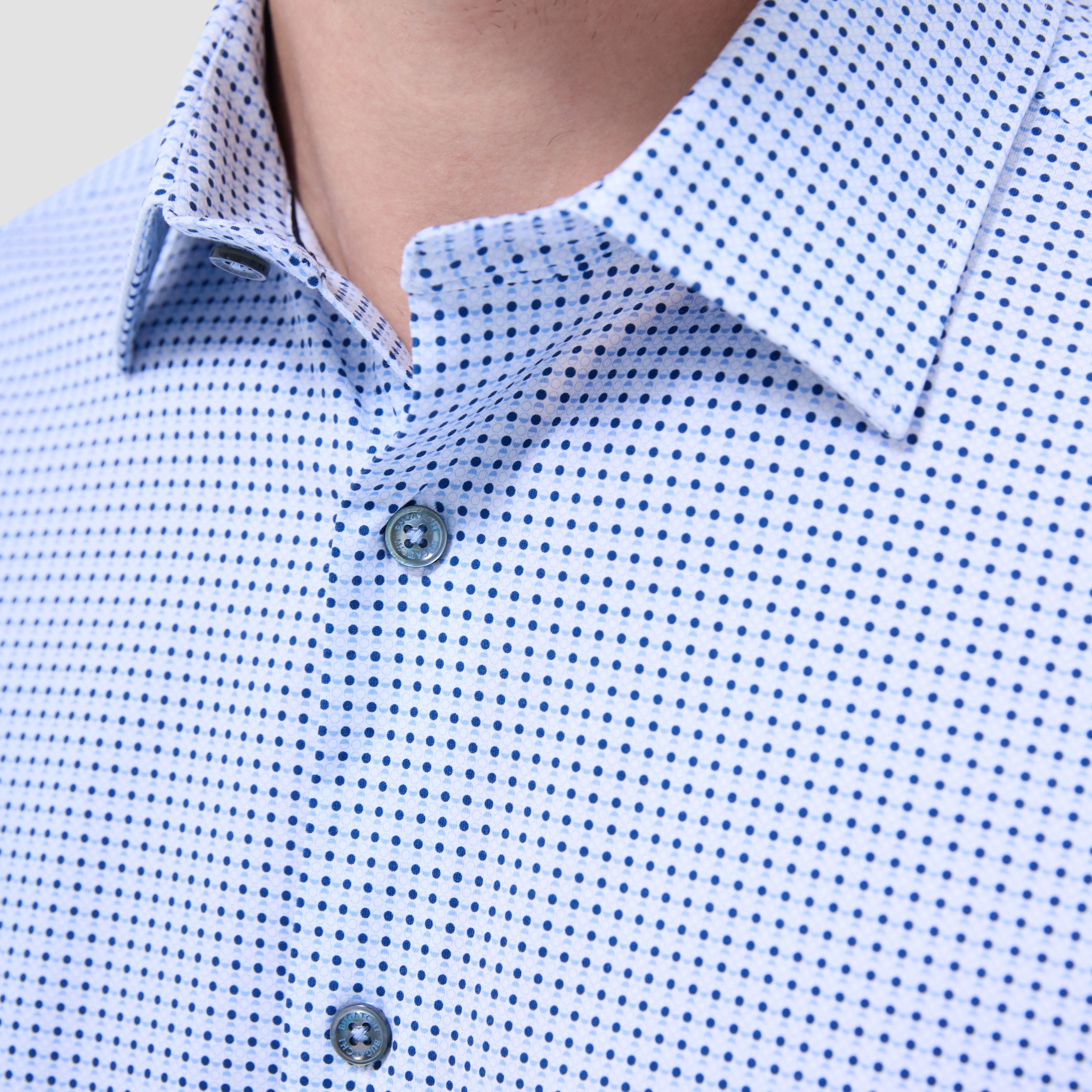 Miles Geometric OoohCotton Short -Sleeve Shirt