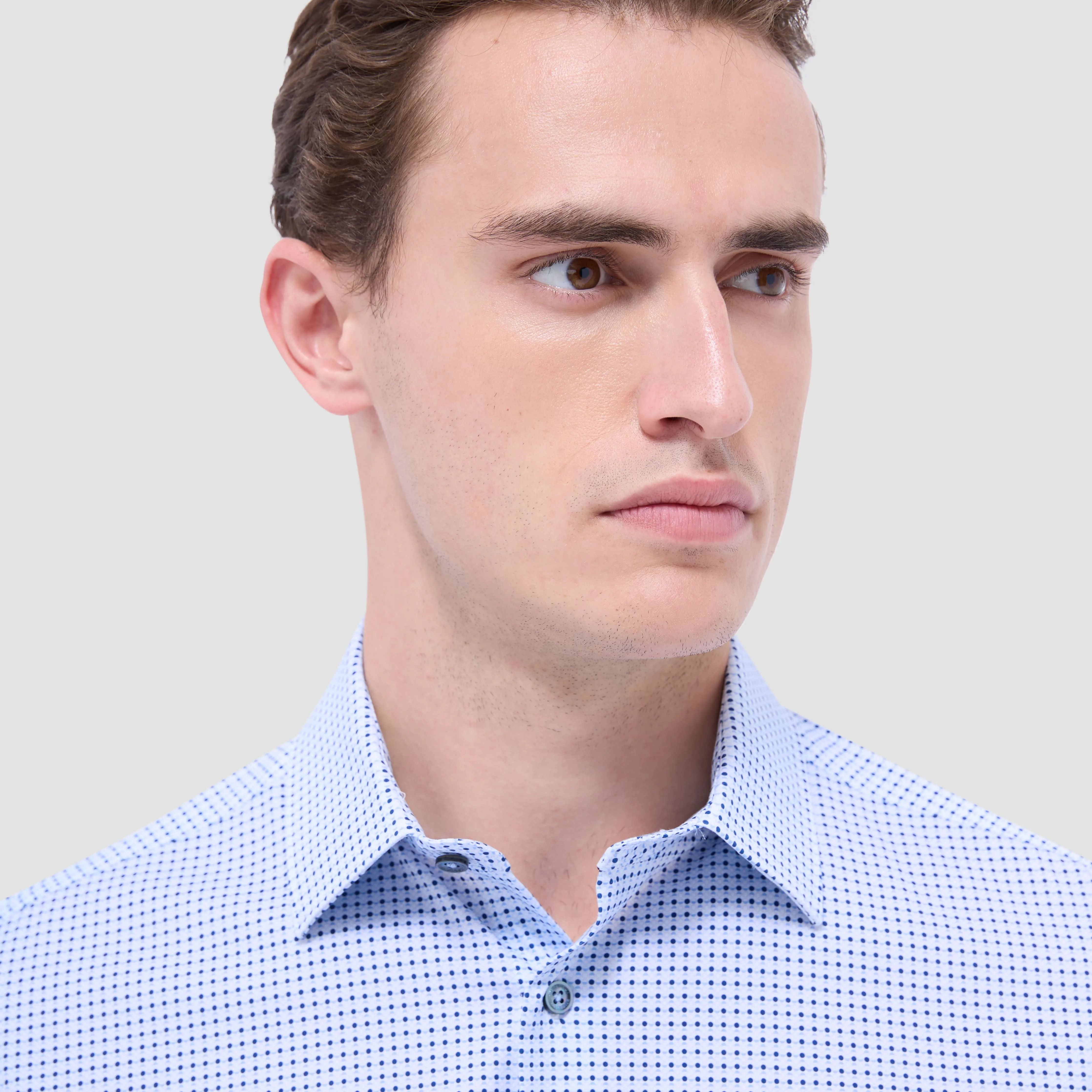 Miles Geometric OoohCotton Short -Sleeve Shirt