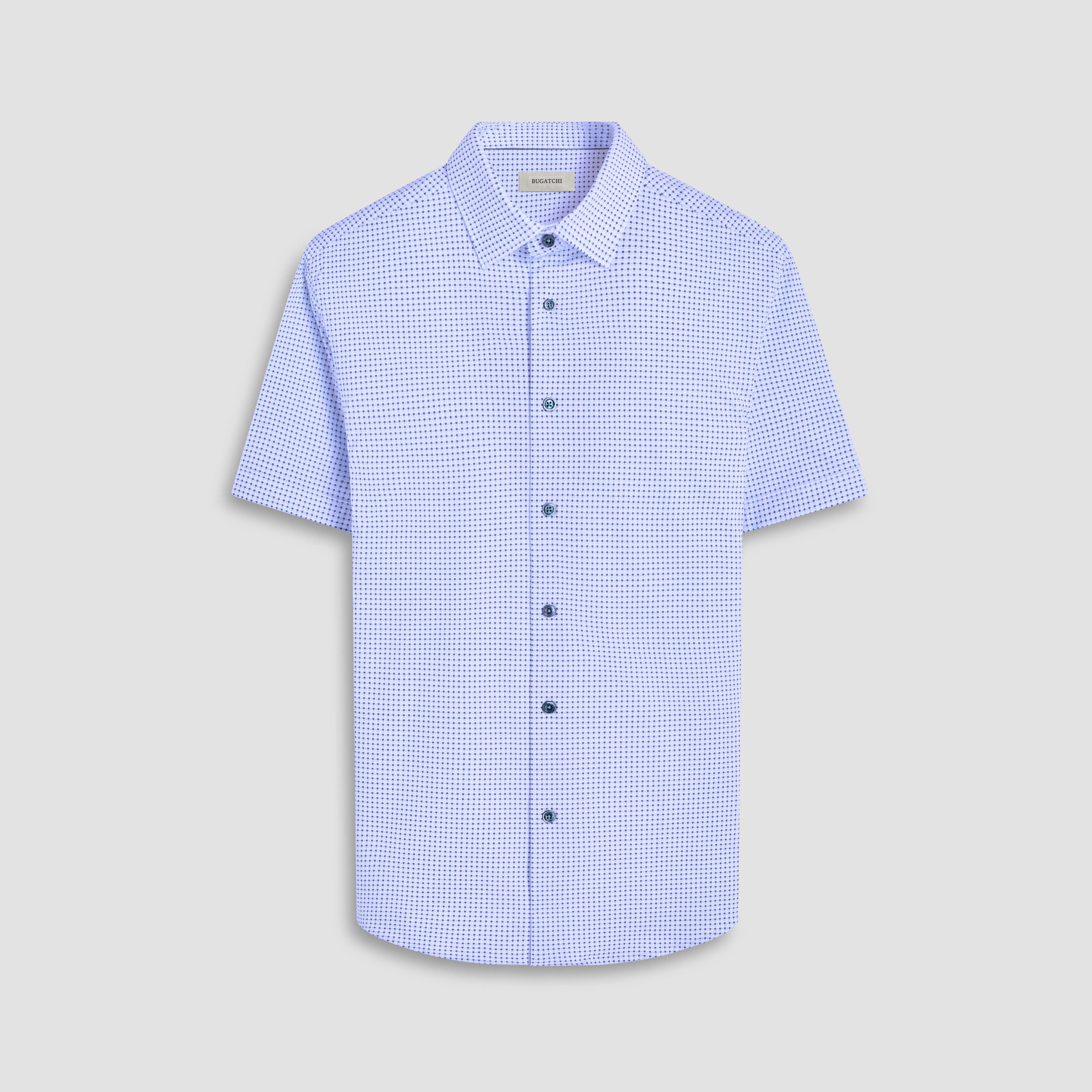 Miles Geometric OoohCotton Short -Sleeve Shirt