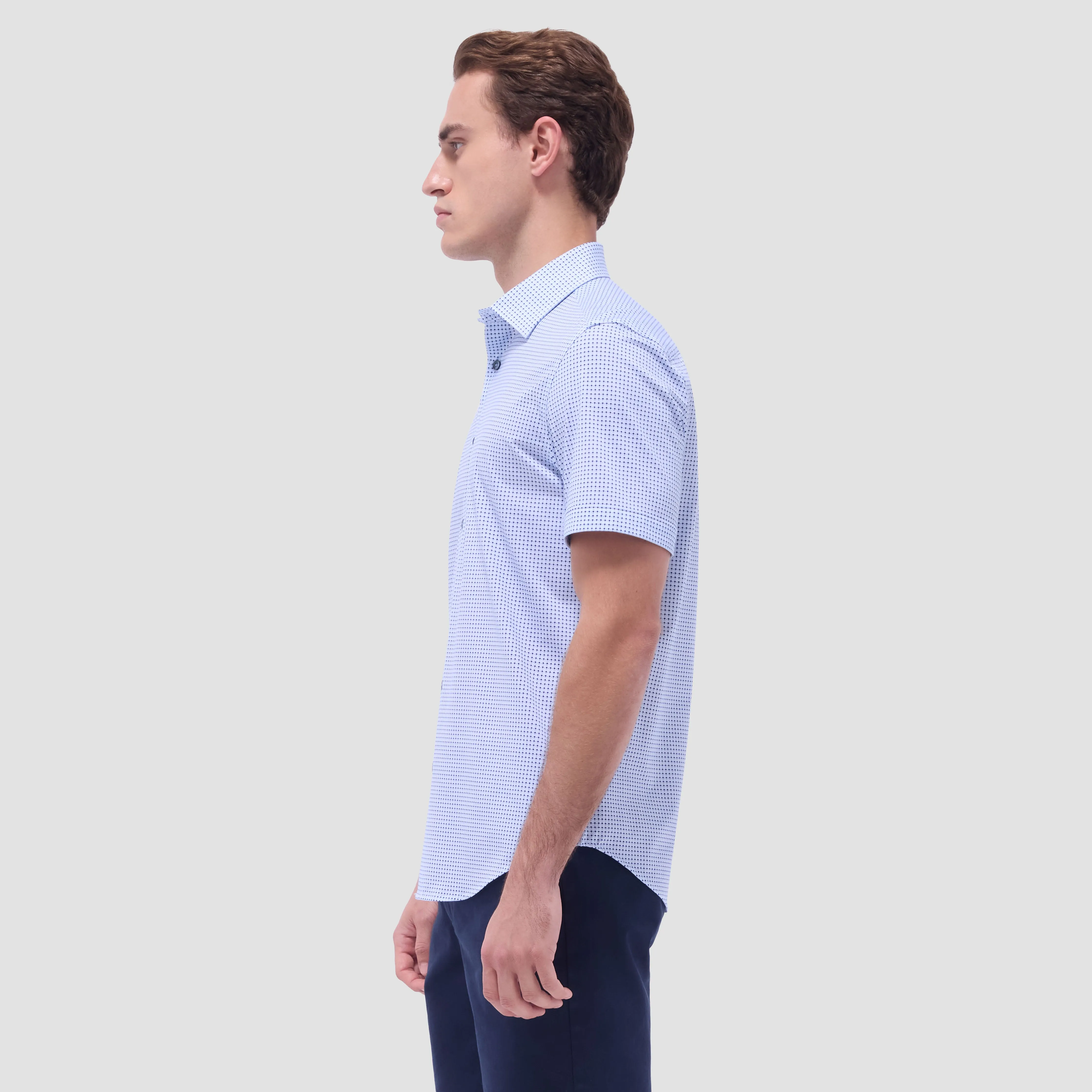 Miles Geometric OoohCotton Short -Sleeve Shirt