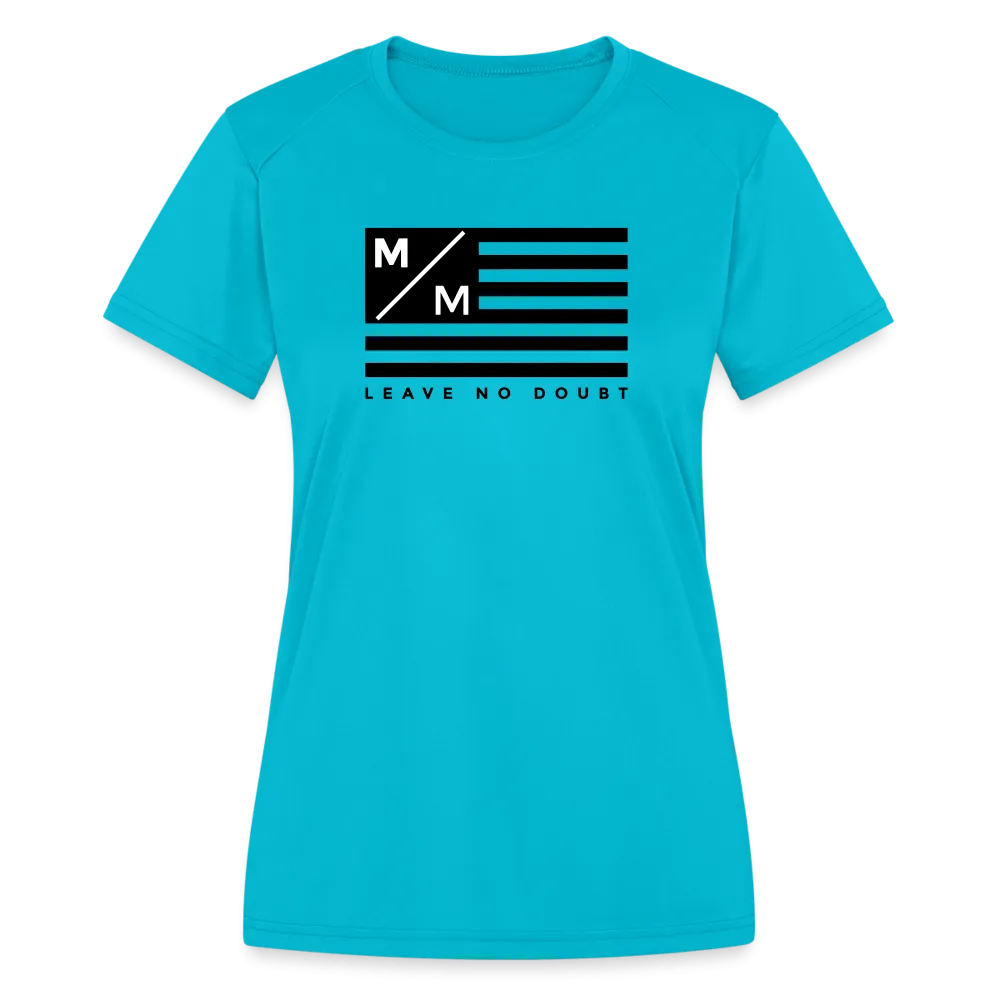 MM Flag- Women's Moisture Wicking Performance T-Shirt