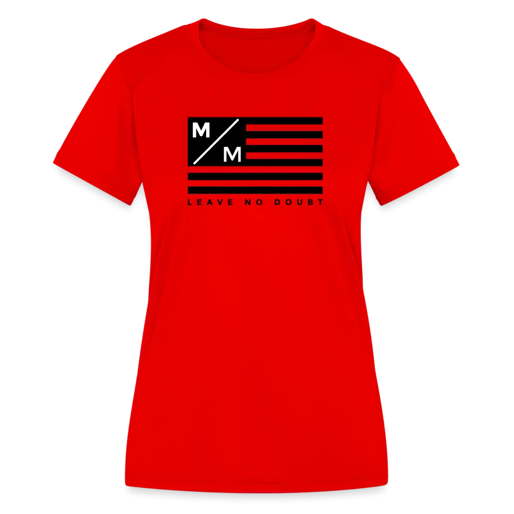 MM Flag- Women's Moisture Wicking Performance T-Shirt