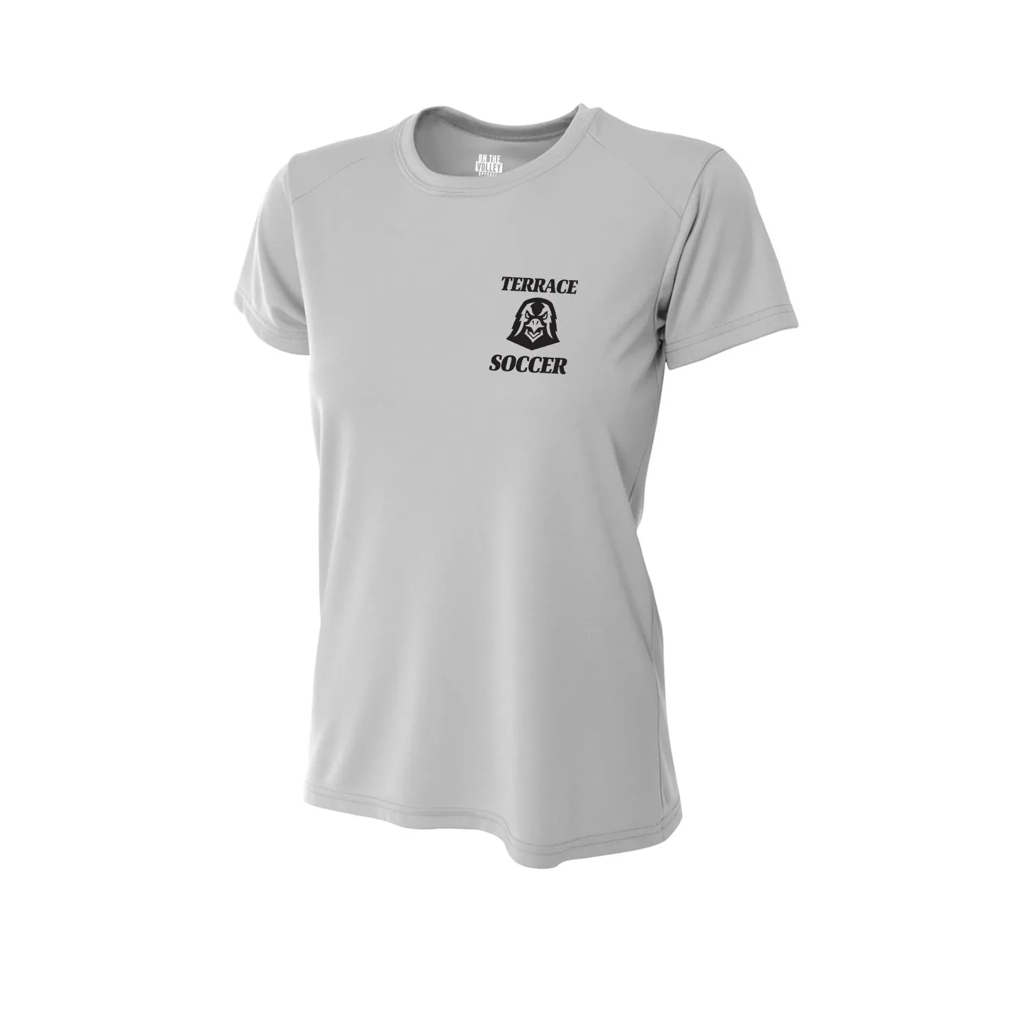 Mountlake Terrace High School Women's Short Sleeve Training Top (Black/Grey/Red)