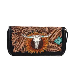 Myra Spirit of the Herd Hand-Tooled Wallet