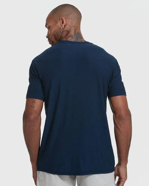 Navy Short Sleeve Crew Neck T-Shirt