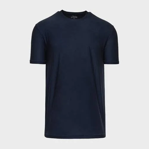 Navy Short Sleeve Crew Neck T-Shirt