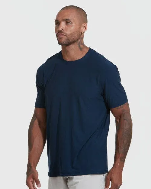 Navy Short Sleeve Crew Neck T-Shirt