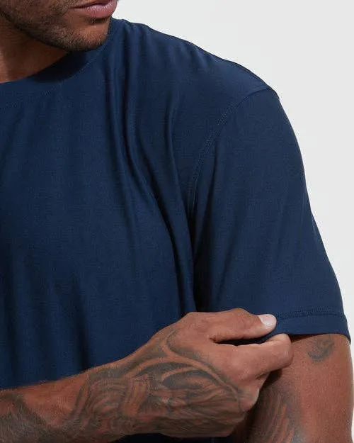 Navy Short Sleeve Crew Neck T-Shirt