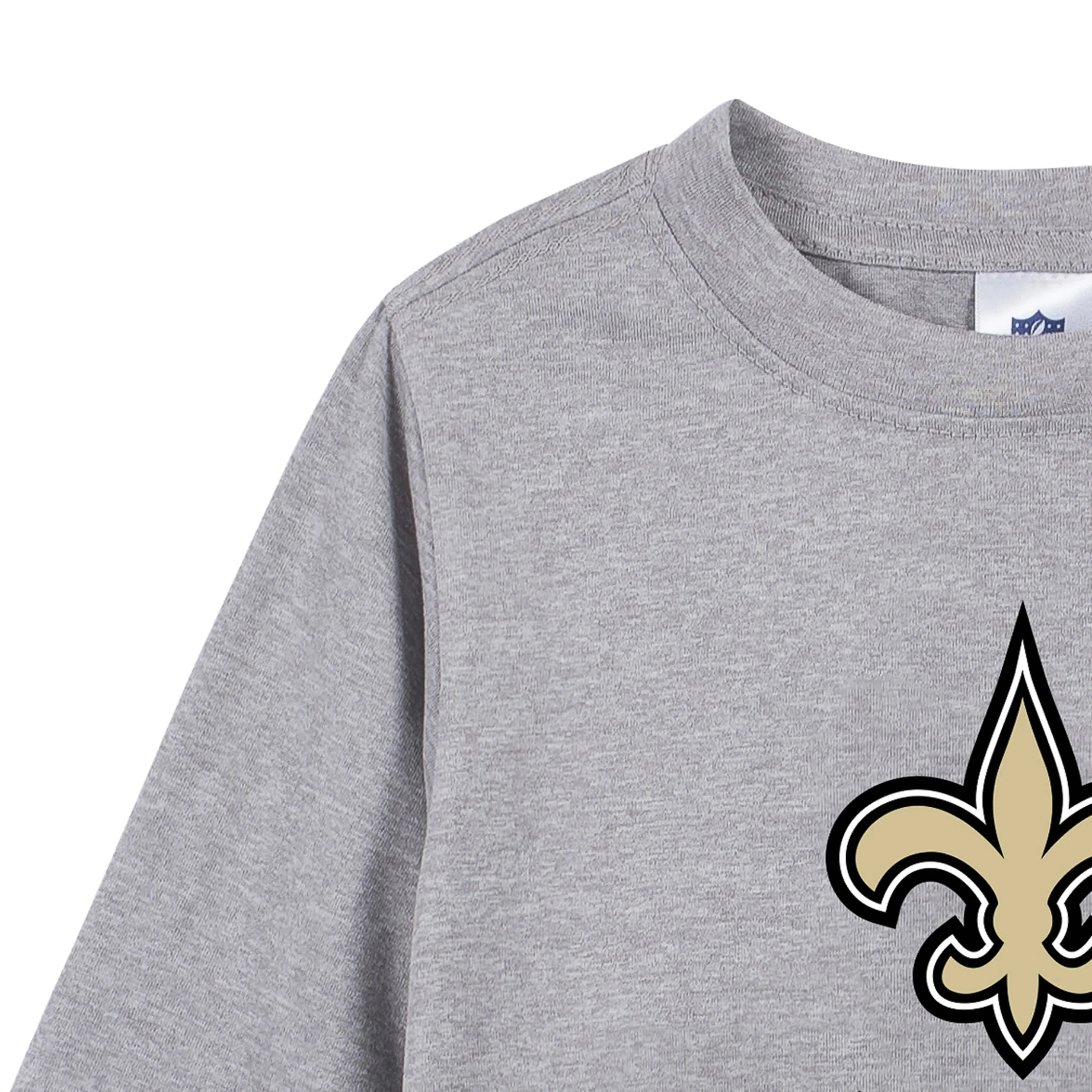 New Orleans Saints Boys Long Sleeve Tee Shirt