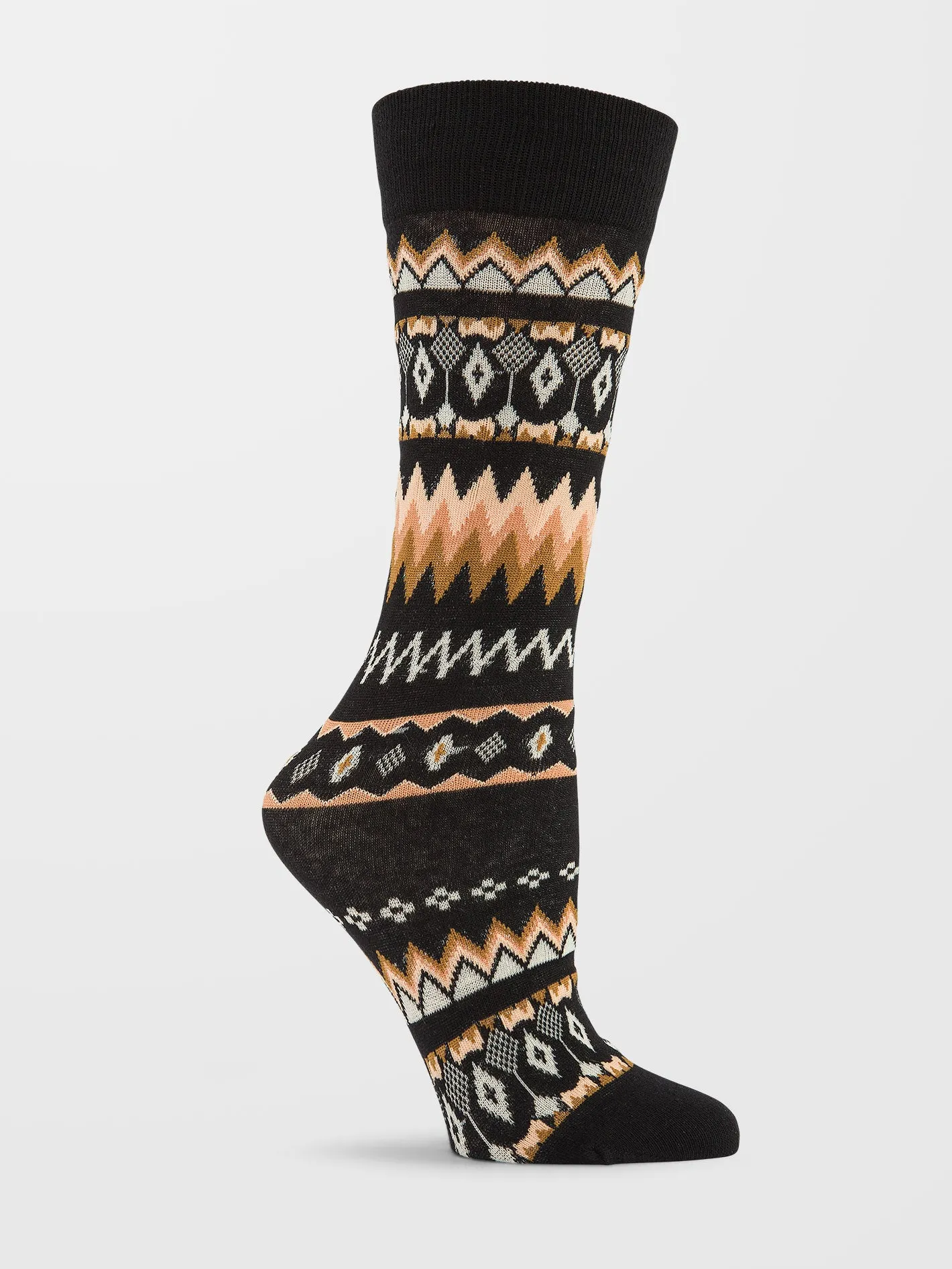 Not Fairisle Socks - VINTAGE BLACK