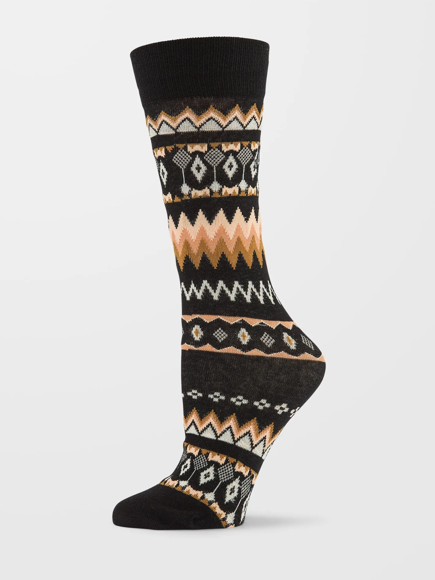 Not Fairisle Socks - VINTAGE BLACK