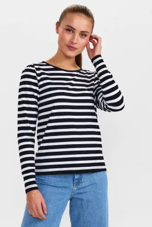 Numph NUDAIMI Long Sleeve T-SHIRT -Bright White