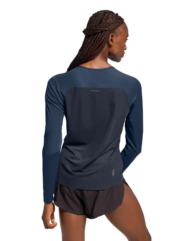 On Running Performance Long-T (Womens) - Denim/Navy