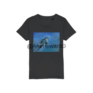Organic Cotton Jersey Kids T-Shirt Blue Bird