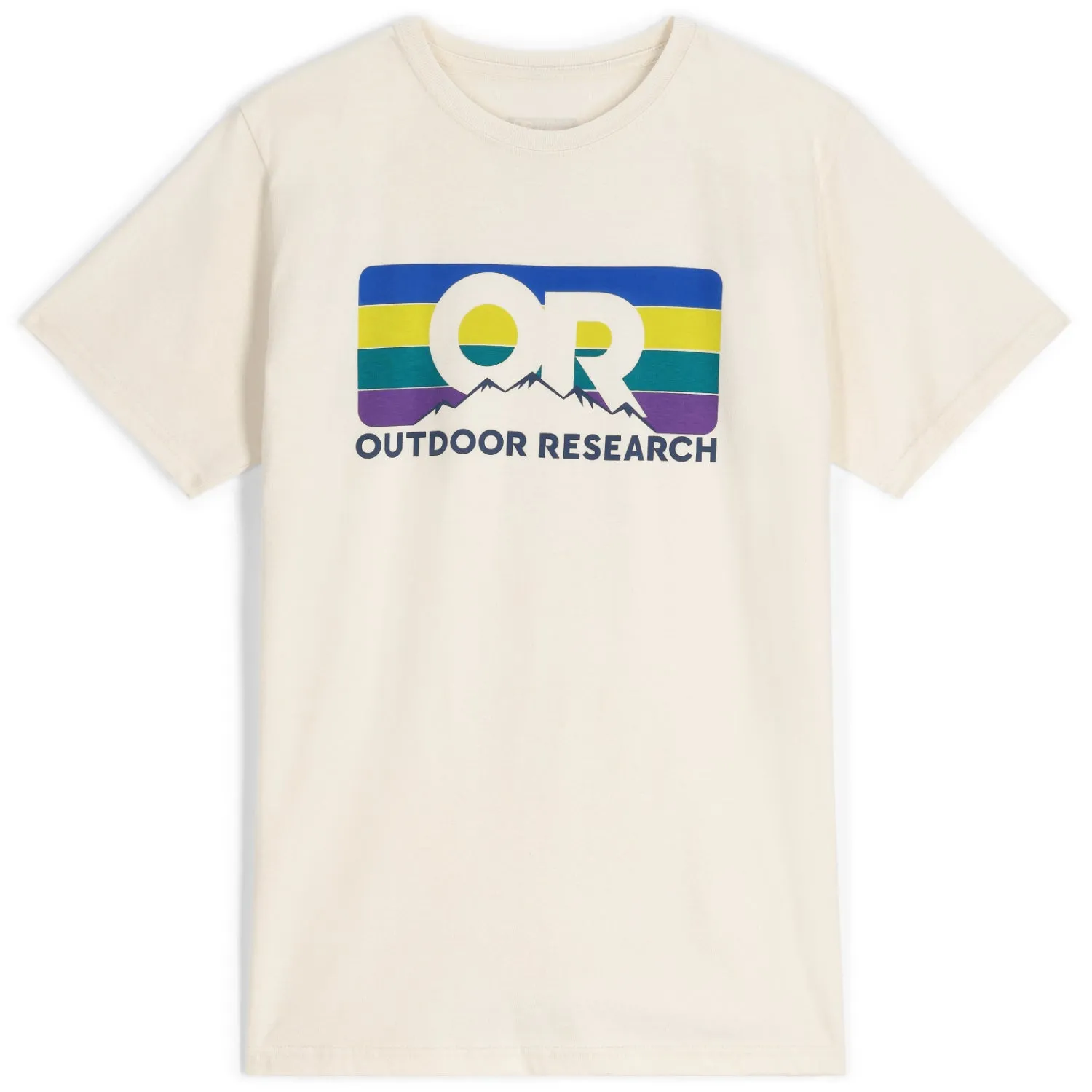 Outdoor Research Advocate Stripe Tee - Sand/Sulphur - Unisex (Size XL)
