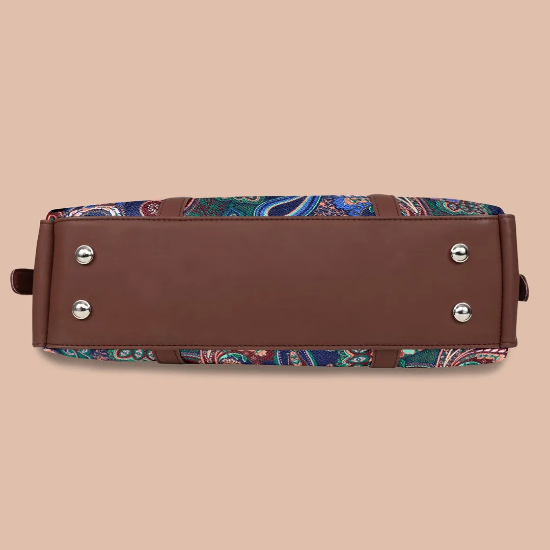 Paisley Pattern Women's Office HandBag