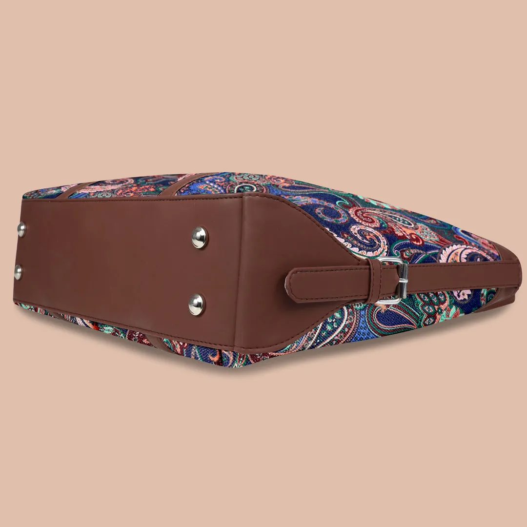Paisley Pattern Women's Office HandBag