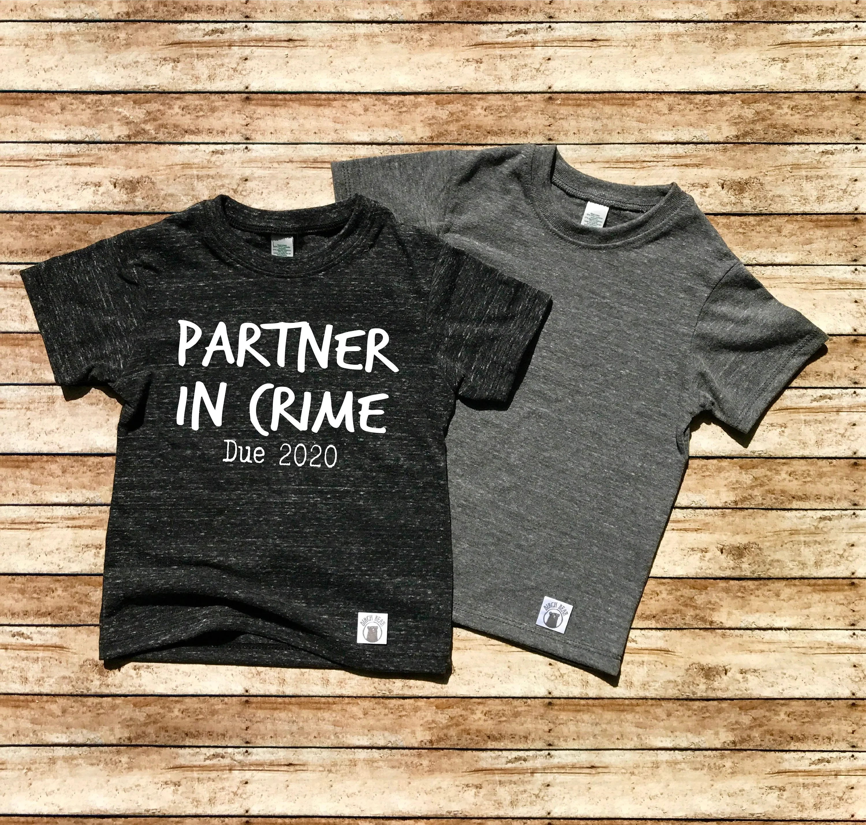 Partner In Crime Shirt Pregnancy Announcement Shirt