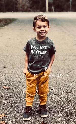 Partner In Crime Shirt Pregnancy Announcement Shirt