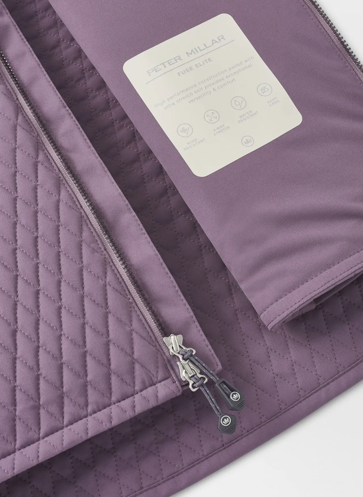 Peter Millar Womens Fuse Hybrid Vest - PARISIAN FIG