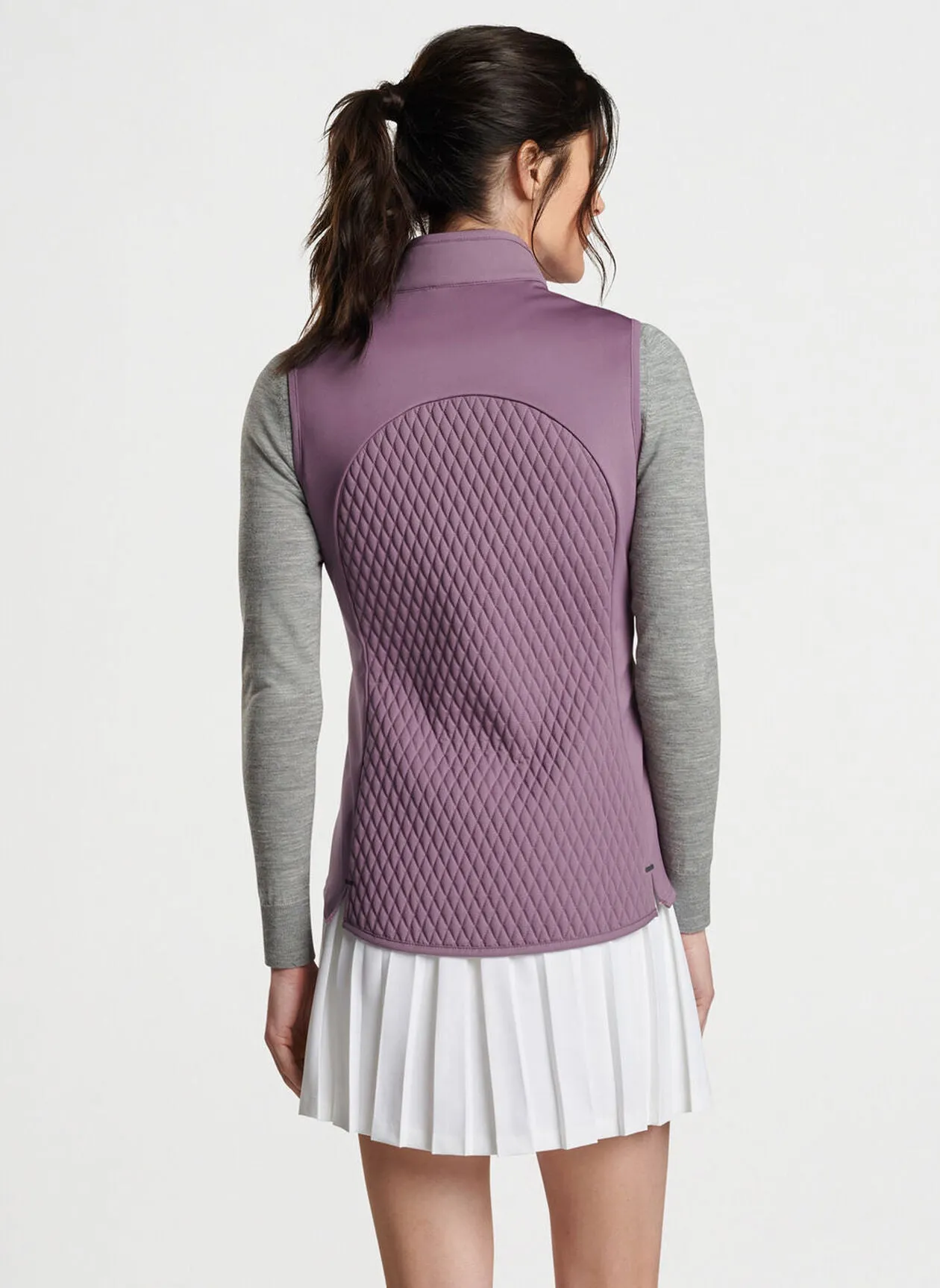 Peter Millar Womens Fuse Hybrid Vest - PARISIAN FIG