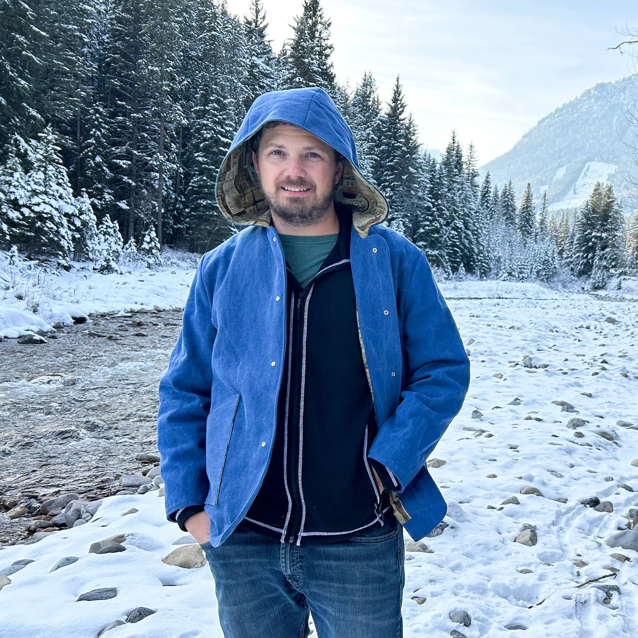 Pixie Coat Sewing Pattern - Men's/Straight Fit